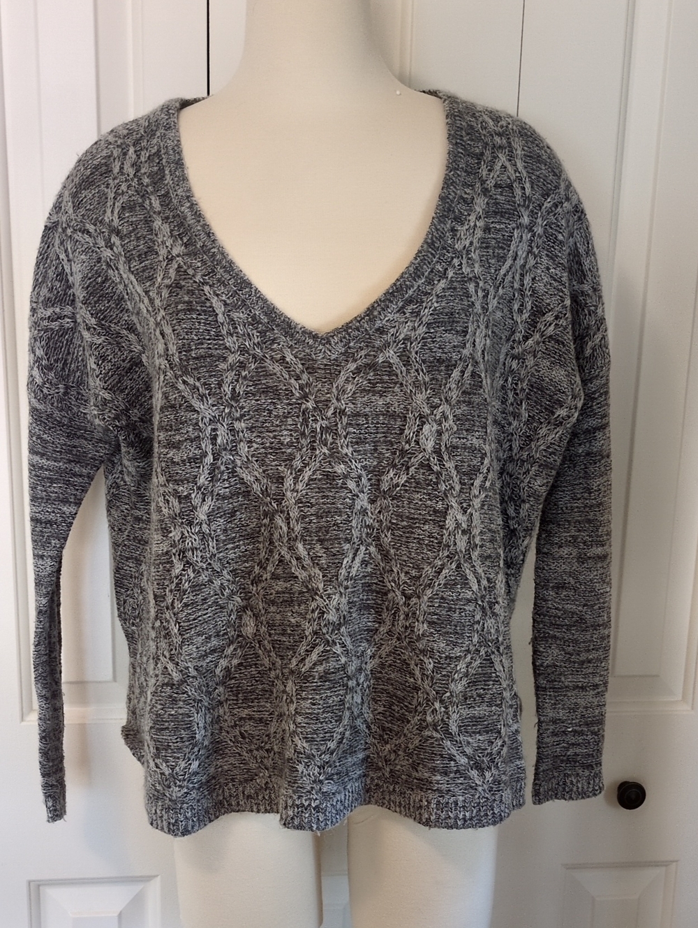 2010s Express Lightweight Cable Sweater